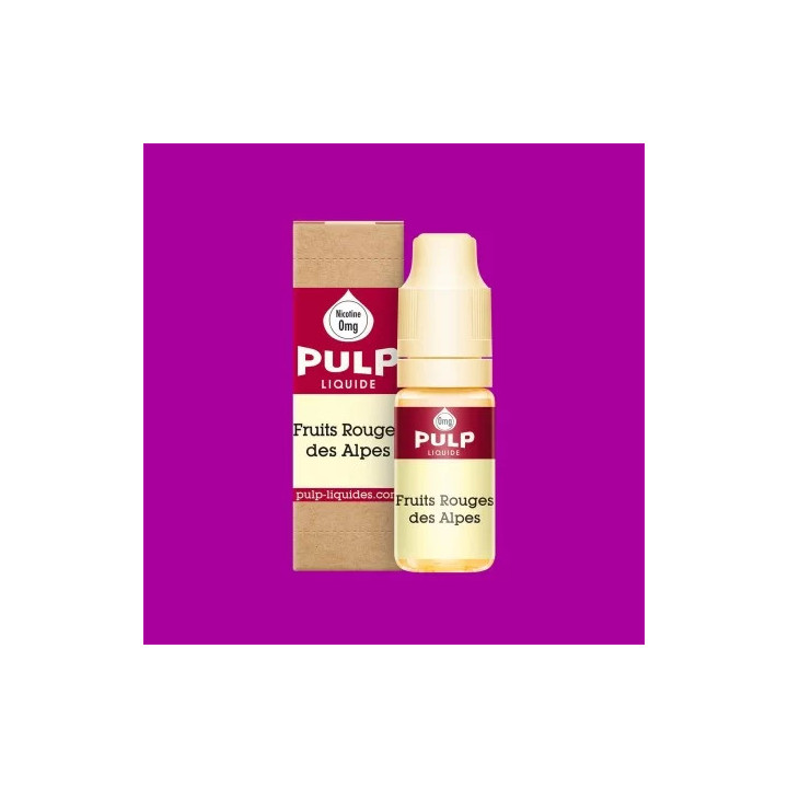 E-liquide - Fruits Rouges des Alpes - 10ml - PULP