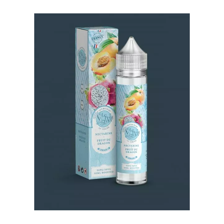 Nectarine Fruit du Dragon Frais -50ml(0mg) - Le Petit Verger Frais - Savourea