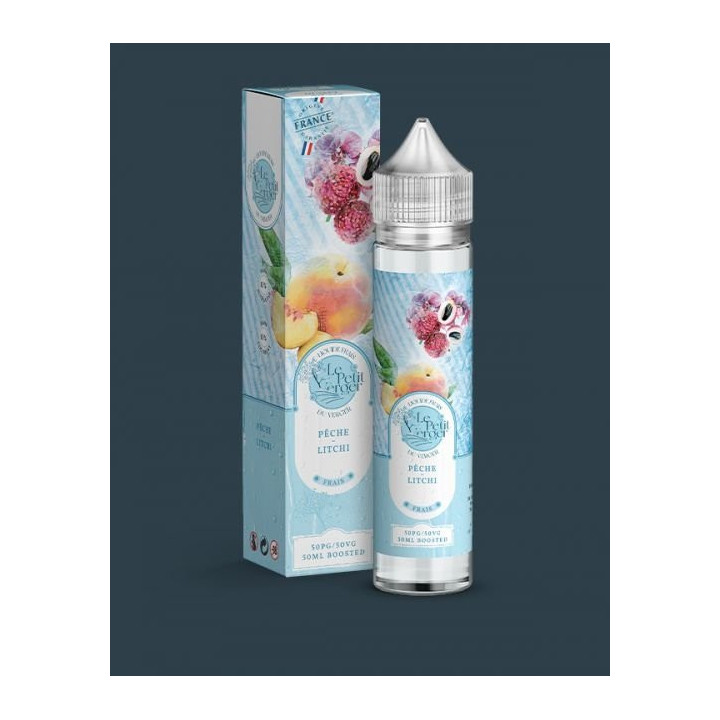 Pêche Litchi Frais 50ml(0mg) - Le Petit Verger Frais - Savourea