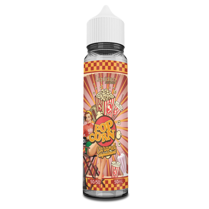 PopCorn Caramel- 50ml 0mg - TENTATION - LIQUIDEO